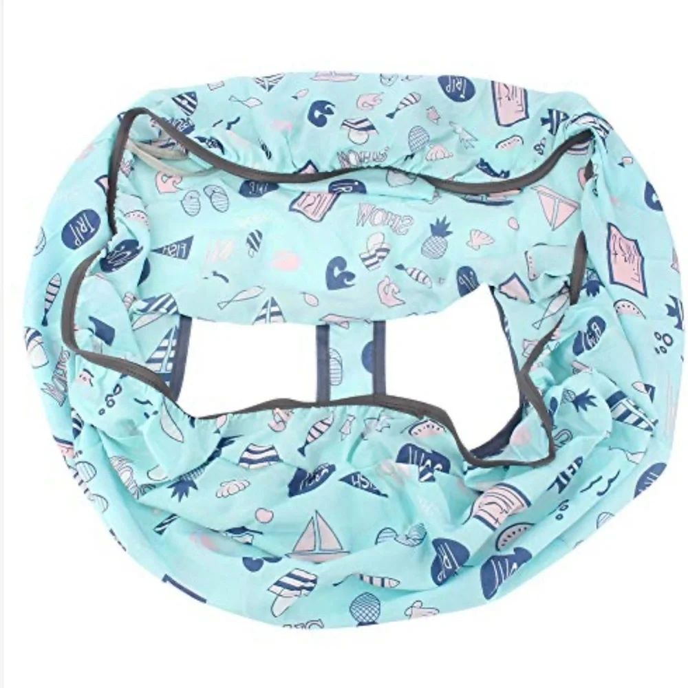 Kids Blue Patterned cart cover